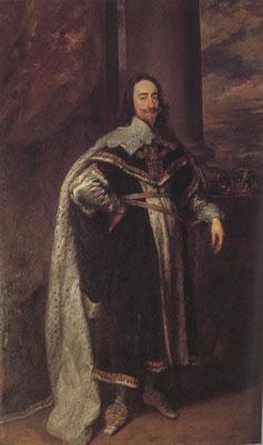 Peter Paul Rubens Charles I in Garter Robes (mk01) oil painting picture